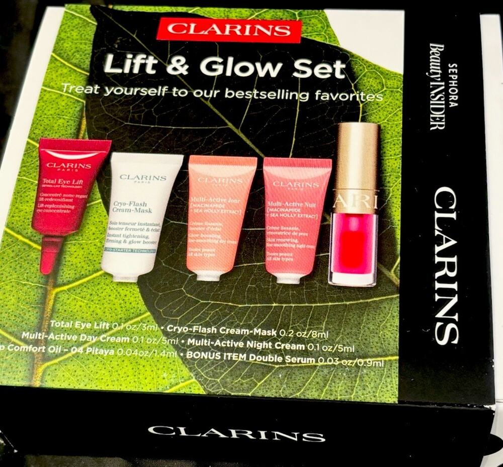 New Clarins Lift & Glow Set – Sephora Beauty Insider Exclusive BOX